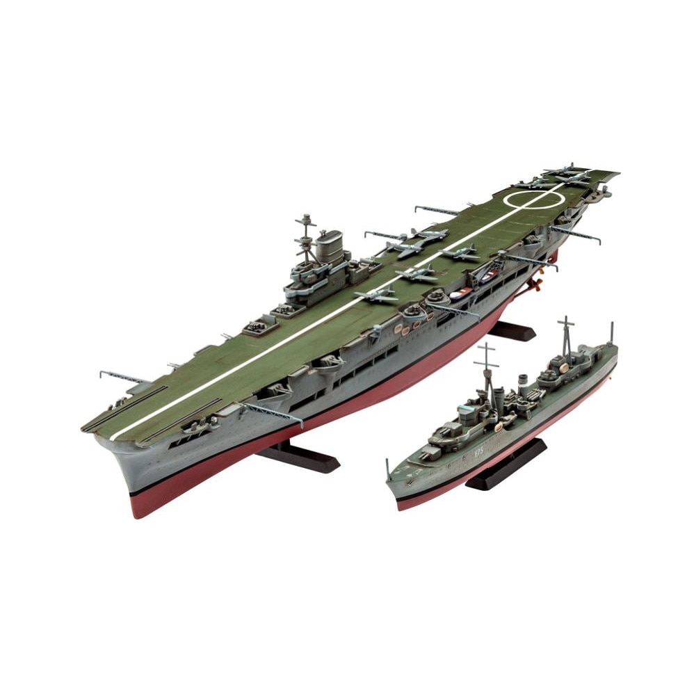 Navomodel de construit Revell HMS Ark Royal & Tribal Class Destroyer 110 piese