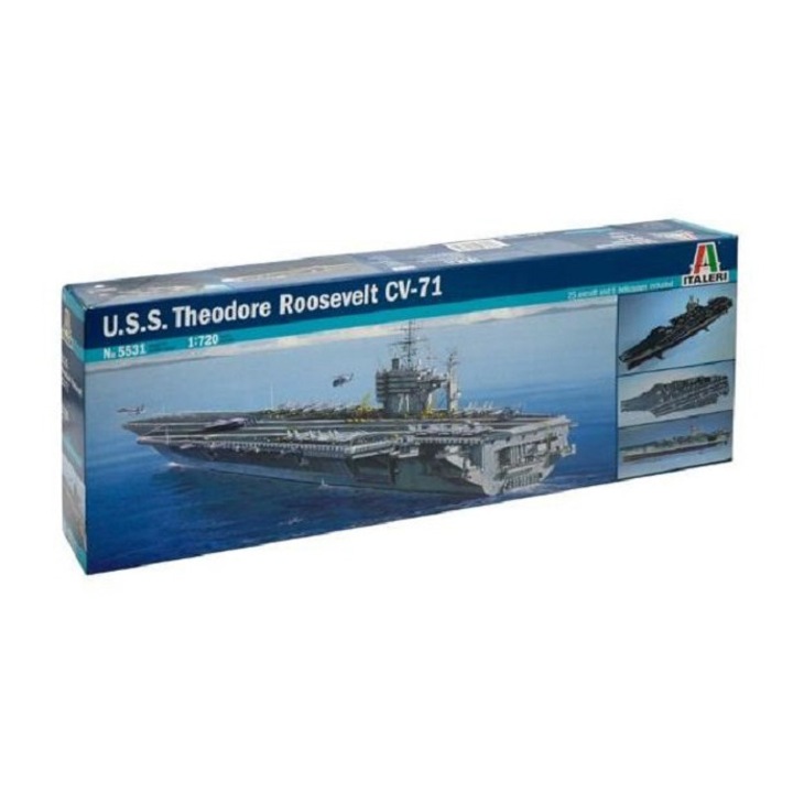 Italeri USS Theodore Roosevelt CVN-71 hajómodell 1:720 ITA 5531