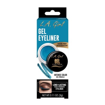 Contur de ochi L.A. Girl Gel Eyeliner Mermaid Teal Frost , 3g Contur de ochi L.A. Girl Gel Eyeliner Mermaid Teal Frost , 3g
