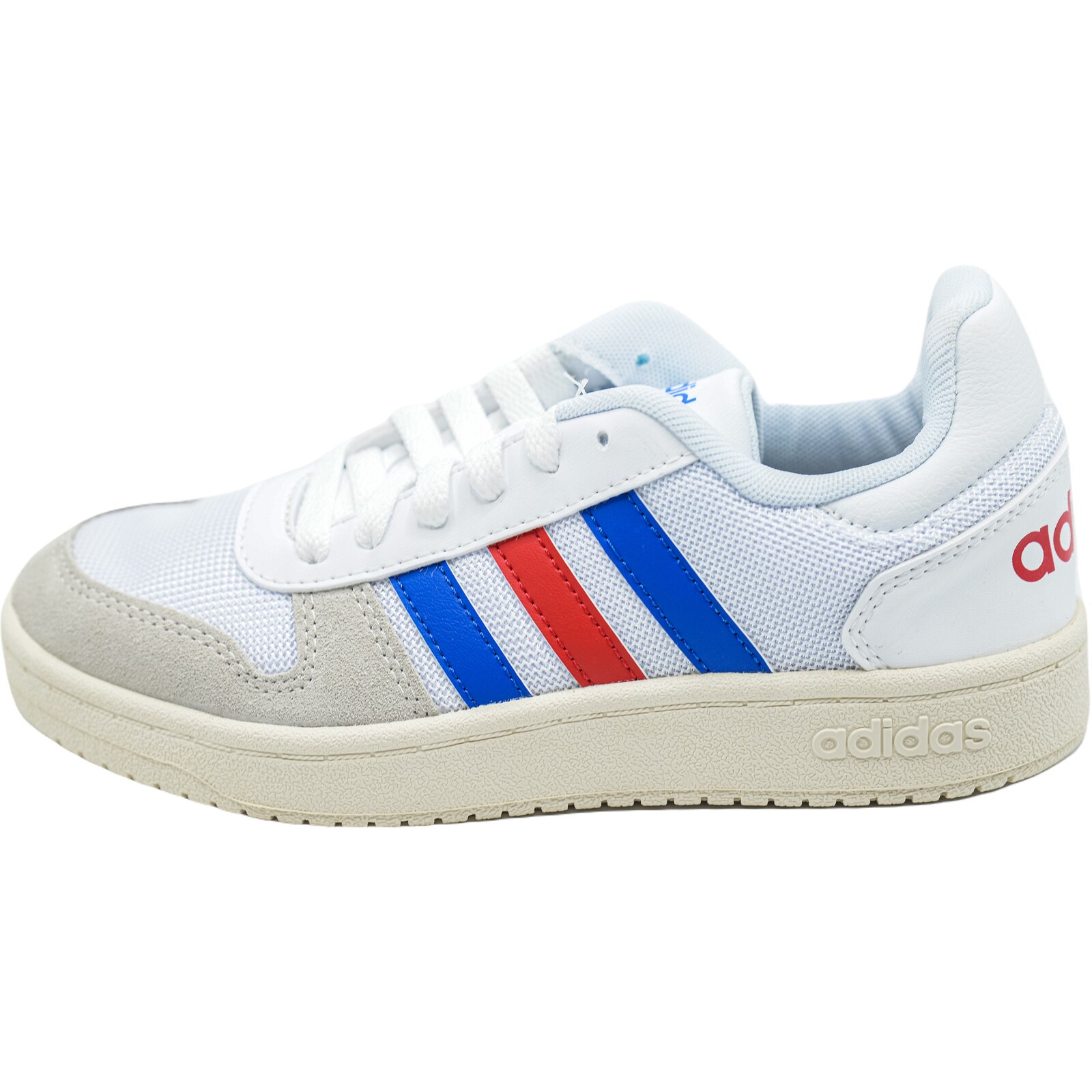 Pantofi sport copii adidas Hoops 2.0 FW9120, Alb