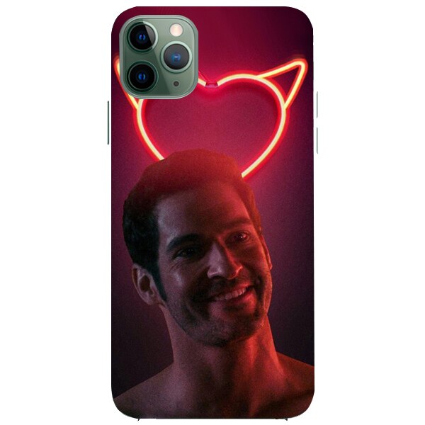 Husa din Silicon, Red Devil pentru iPhone 11 Pro, Multicolor