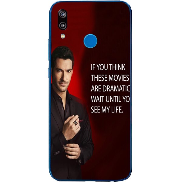 Husa din Silicon, Wait Until You See My Life pentru Huawei P20 Lite, Multicolor