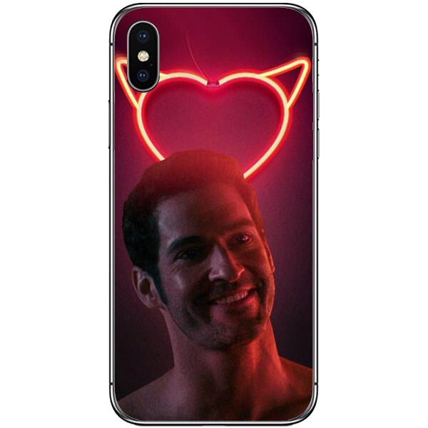 Husa din Silicon, Red Devil pentru iPhone X, Multicolor