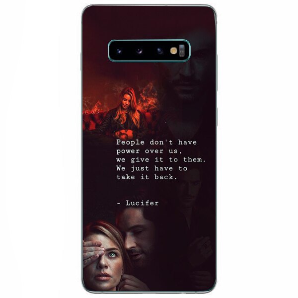 Husa din Silicon, Power Over Us pentru Samsung Galaxy S10 Plus, Multicolor