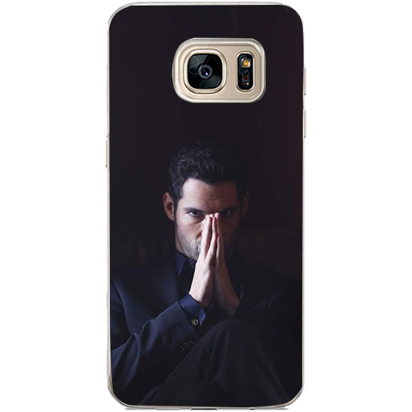 Husa din Silicon, Let Me Think About It pentru Samsung Galaxy S7 Edge, Multicolor