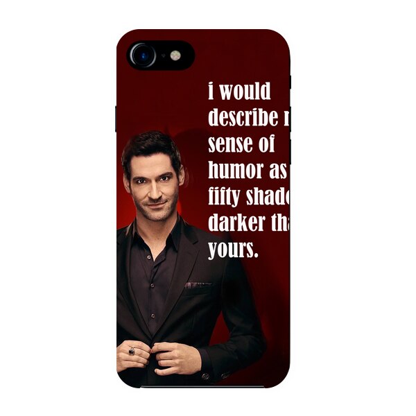Husa din Silicon, My Sense Of Humor pentru iPhone 7 Plus, Multicolor