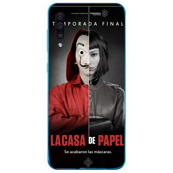 Husa din Silicon, Wallpaper De Papel pentru Samsung Galaxy A70, Multicolor