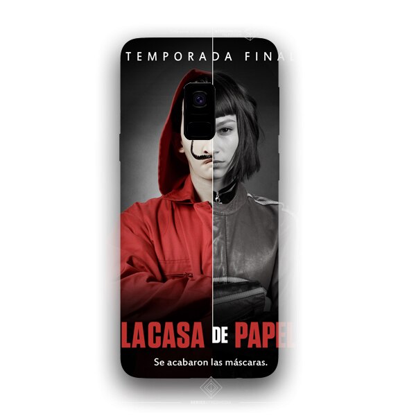 Husa din Silicon, Wallpaper De Papel pentru Samsung Galaxy S9 Plus, Multicolor