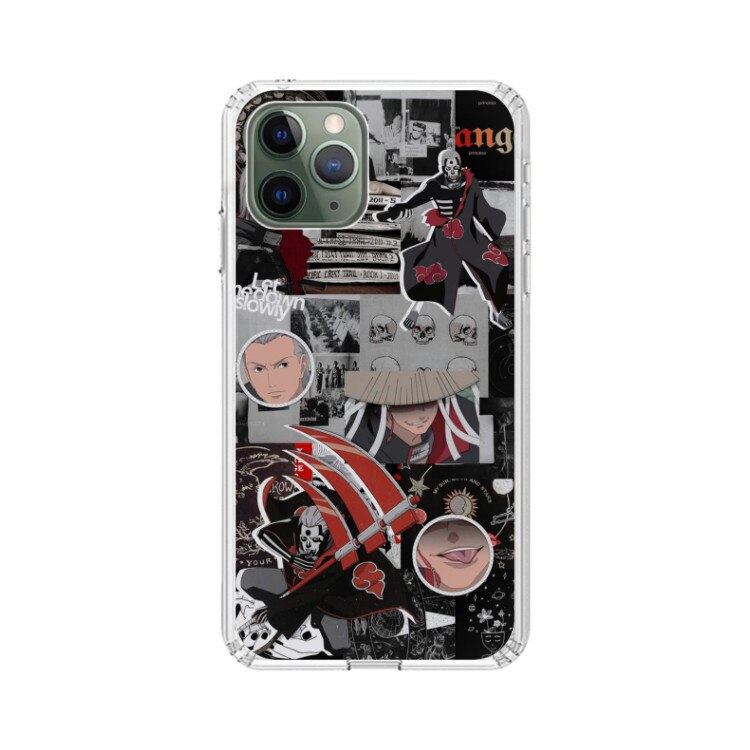 Husa silicon neagra iPhone 11 Pro Max Naruto Immortal hidan