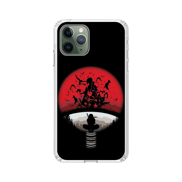 Husa silicon neagra iPhone 11 Pro Naruto Last night
