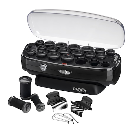 Trusă de bigudiuri electrice BaByliss RS035E, 50W, 20 bucati, Invelis ceramic, Functie Ionica