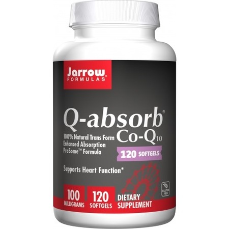 Хранителната добавка Jarrow Formulas, Q - absorb Co-Q10 (убихинон), 120 ...