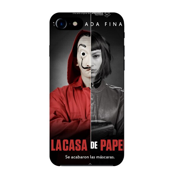 Husa din Silicon, Wallpaper De Papel pentru iPhone 7 Plus, Multicolor