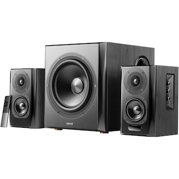 Boxe Edifier 2.1 S351DB-BK, 150W, Bluetooth, Telecomanda, Negru Boxe Edifier 2.1 S351DB-BK, 150W, Bluetooth, Telecomanda, Negru