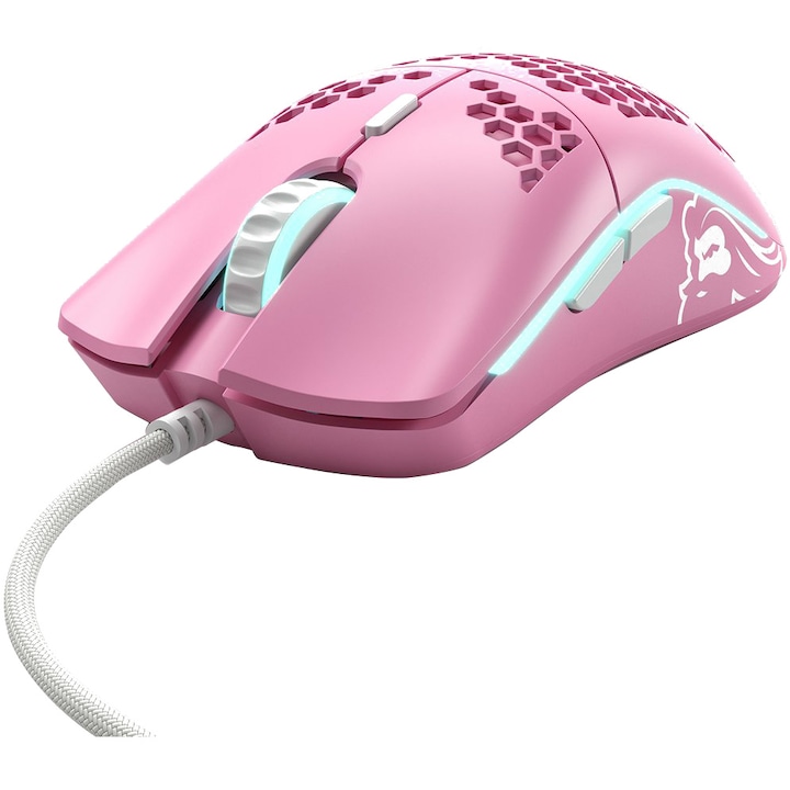 Мишка Gaming Glorious Model O Minus, Ултралека, 58 гр, Pink