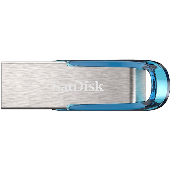 USB Flash памет SanDisk Ultra Flair, 64GB, USB 3.0, Blue