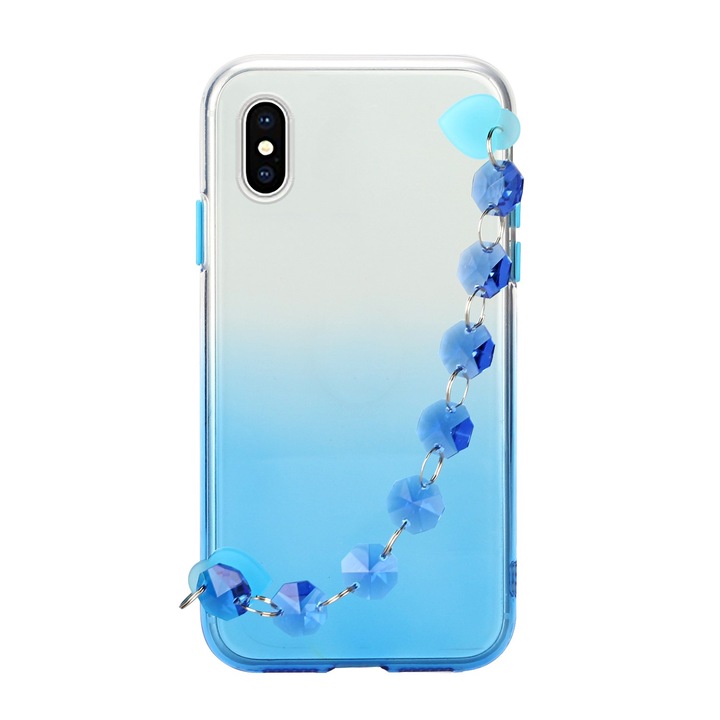 Husa de protectie din TPU Samidy pentru iPhone XS Max, Bleu