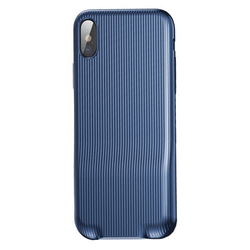 Carcasa Audio Baseus, iPhone X, Albastru