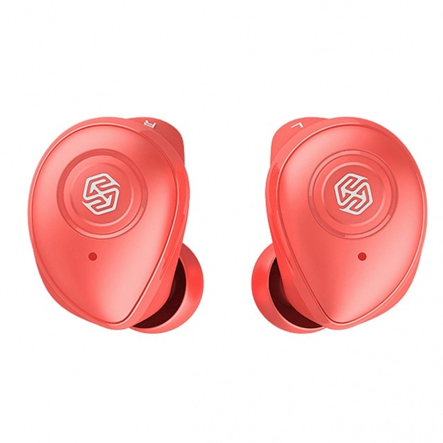 Casti Bluetooth Nillkin GO TWS, SinglePoint, Rosu aprins