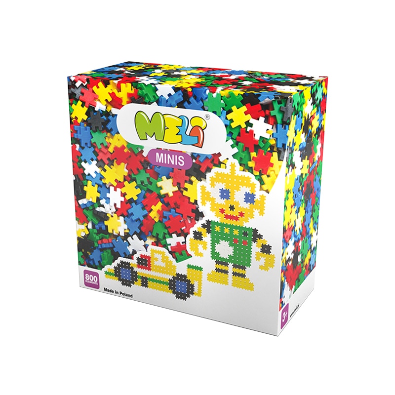 Set creativ constructie, Meli, Minis, 800 piese