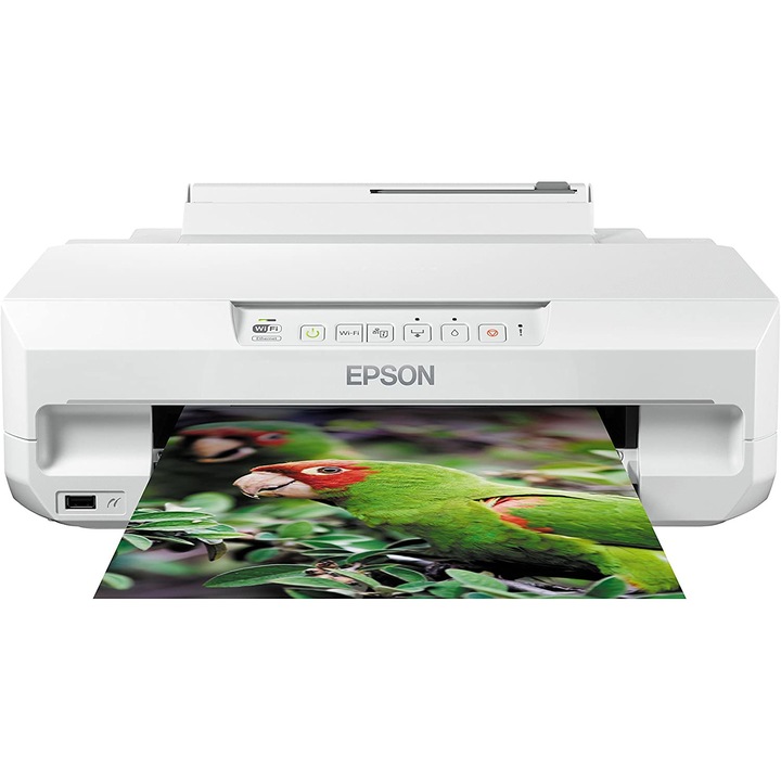 Imprimanta Inkjet Epson, Expression Photo XP-55, A4, USB, Wi-Fi, Ethernet, AC 220V - 240V, 390 x 338 x 141 mm