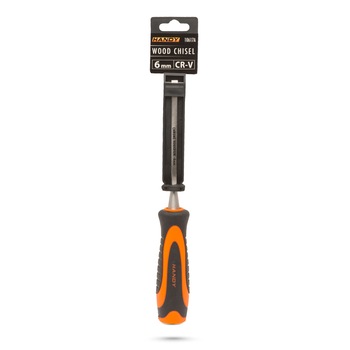 Dalta pentru tamplarie Handy, Din otel armat HRC 57-62 si cauciuc antiderapant, 25,5 cm, Negru/Portocaliu Dalta pentru tamplarie Handy, Din otel armat HRC 57-62 si cauciuc antiderapant, 25,5 cm, Negru/Portocaliu