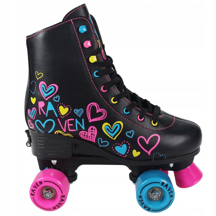 Raven Trista Állítható görkorcsolya, L, 39-42, Fekete