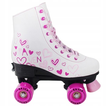 Role Reglabile Raven Trista Alb/Roz M(35-38) Role Reglabile Raven Trista Alb/Roz M(35-38)