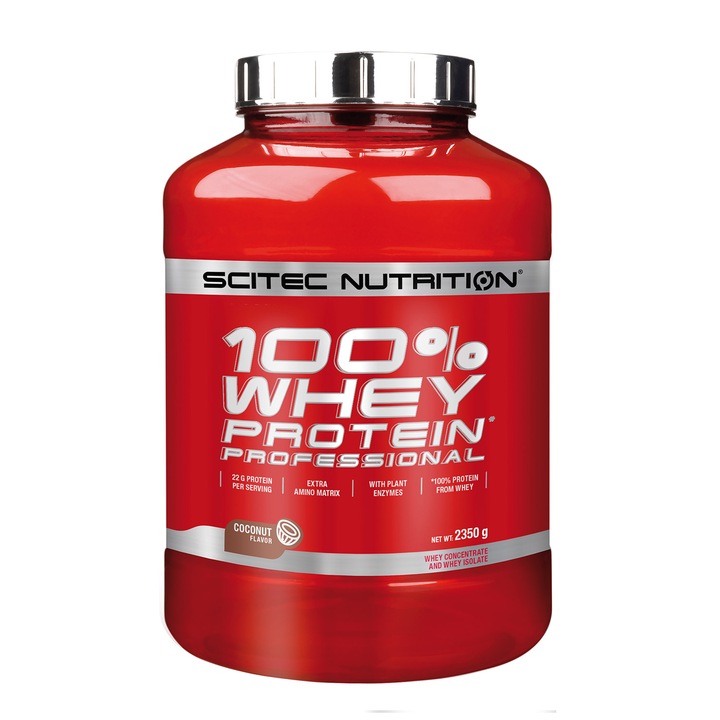Scitec 100% суроватъчен протеин Professional Coconut 2,350 кг