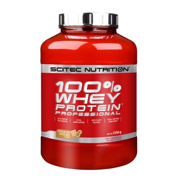 Scitec 100% Whey Protein Professional Ciocolata Si Alune 2.350 Kg Scitec 100% Whey Protein Professional Ciocolata Si Alune 2.350 Kg