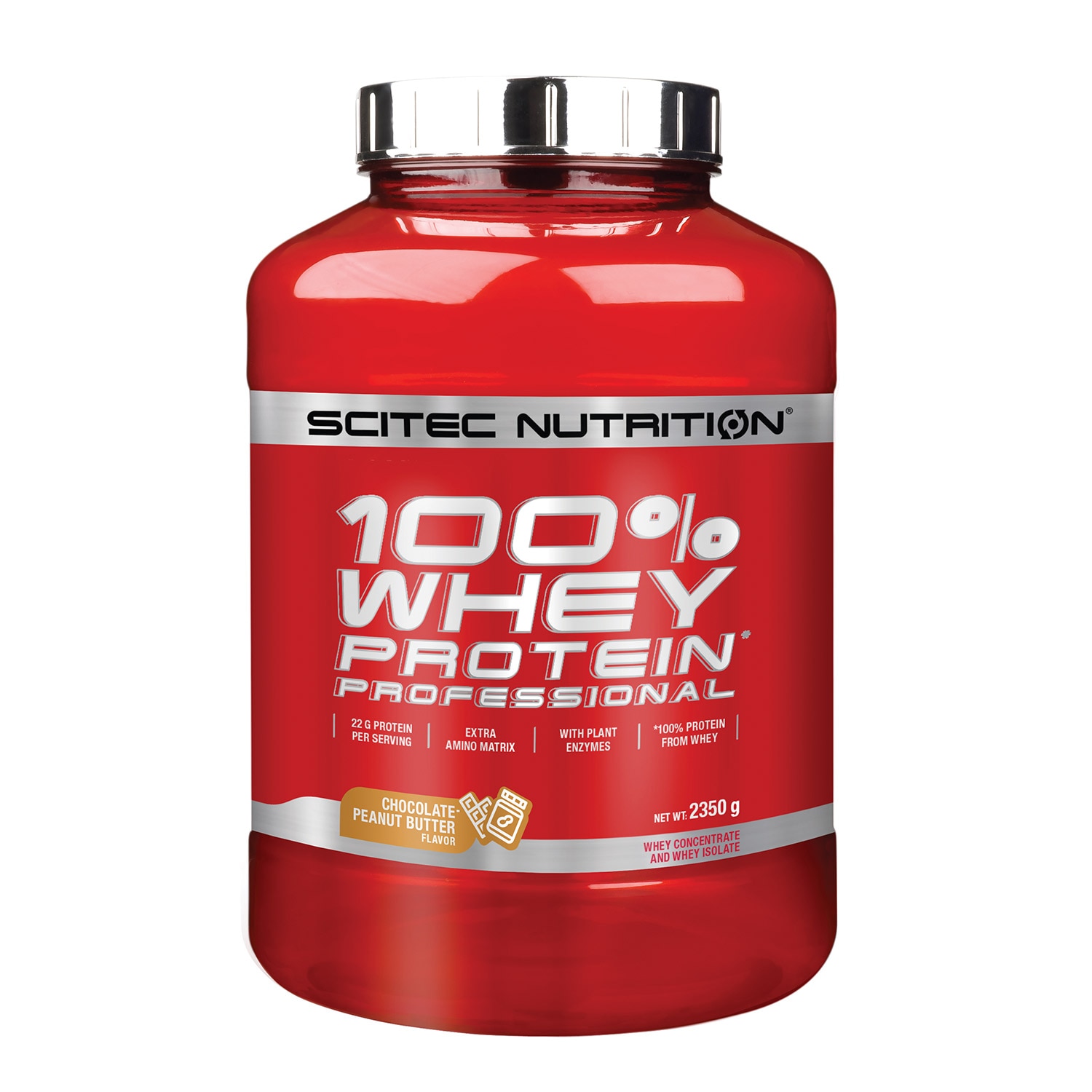 Scitec 100% Whey Protein Professional Ciocolata Cu Unt De Arahide 2.350 Kg