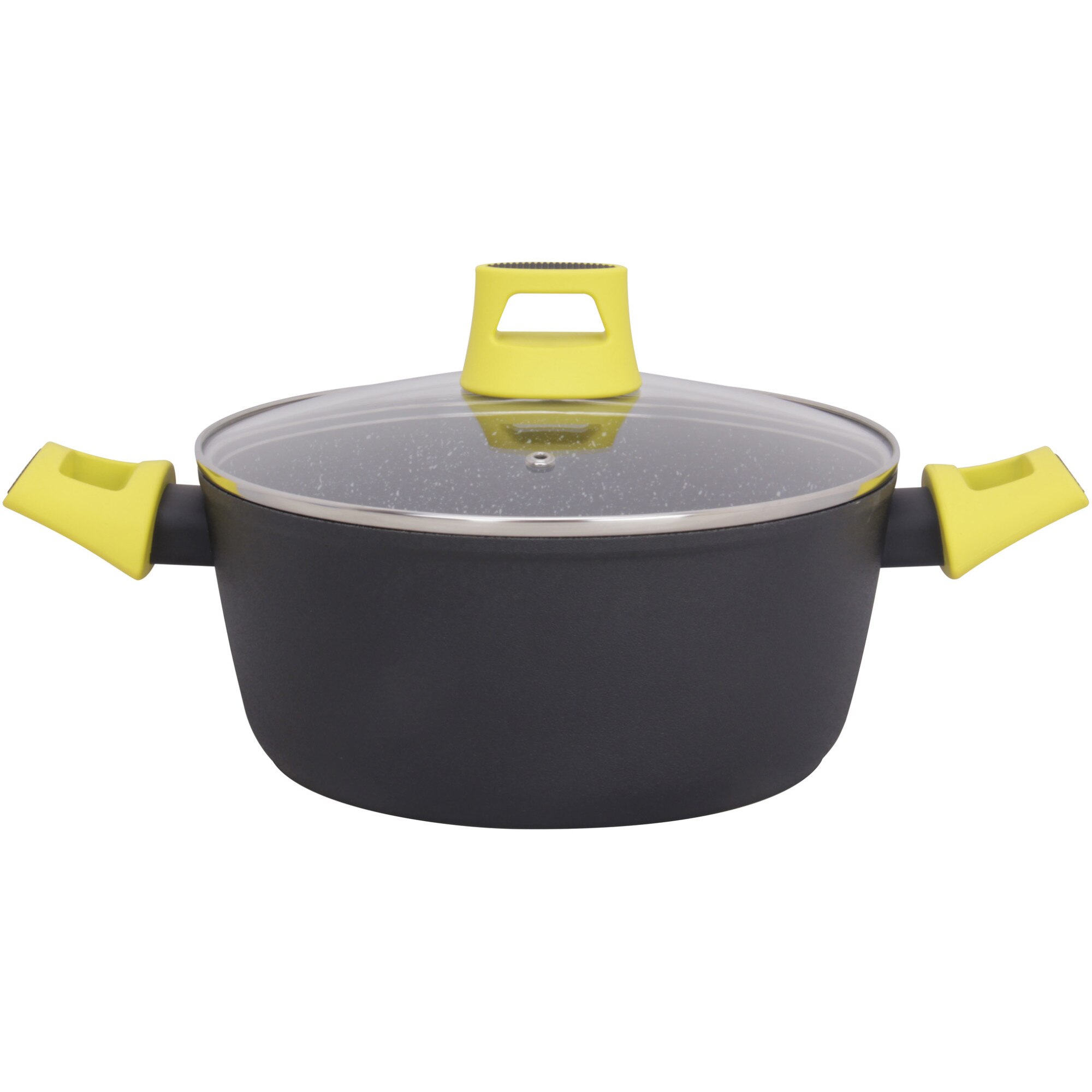 Oala aluminiu cu capac Amercook Stanenova, 24 cm, 3.7 L, inductie
