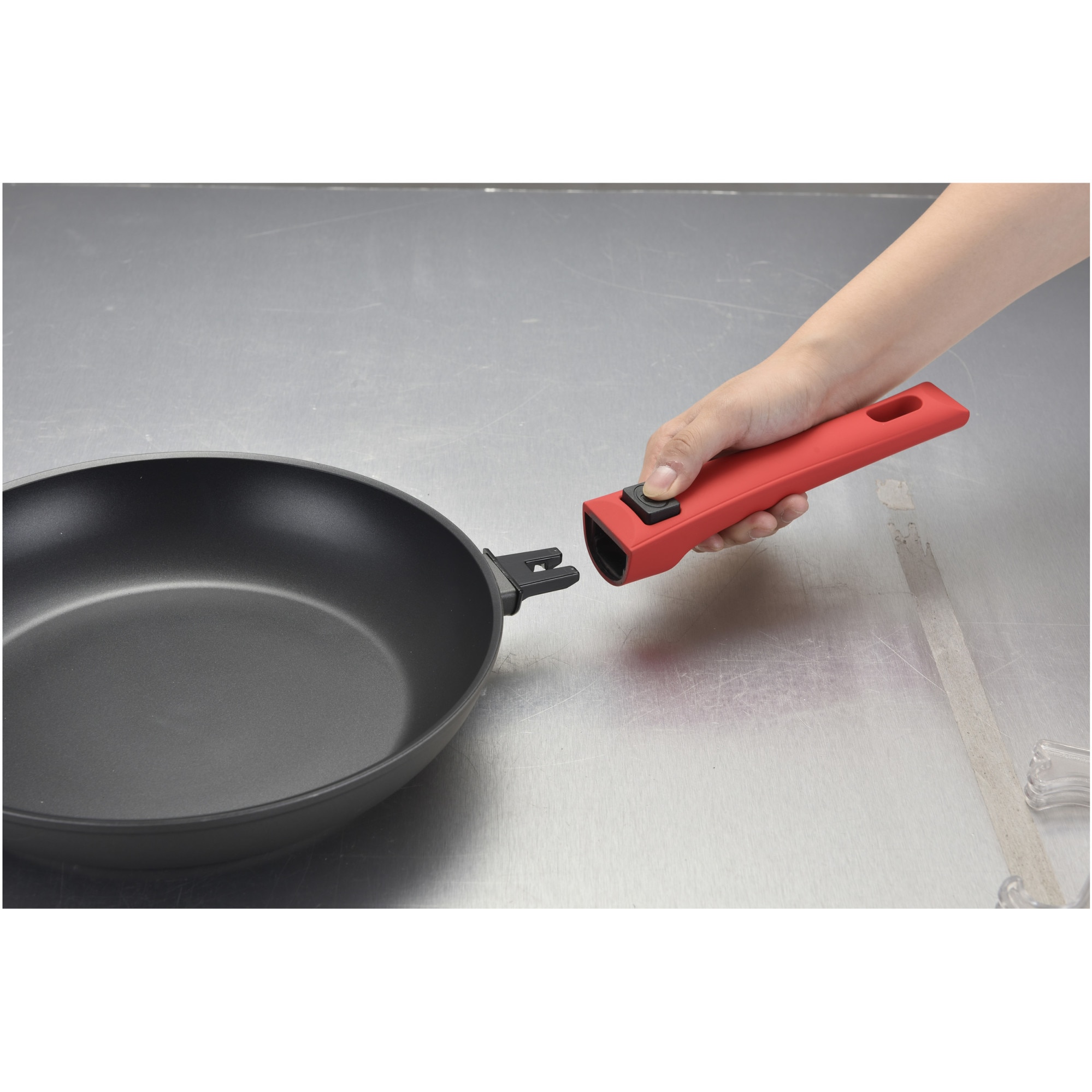 Тиган Wok Amercook Infito, С капак, 28 см, Алуминий, Индукция - eMAG.bg