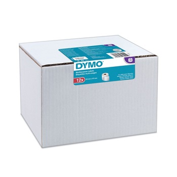 Etichete DYMO 11354 Label Writer, repozitionabile, 57mmx32mm, hartie alba, 12 role, 2093095 S0722540 Etichete DYMO 11354 Label Writer, repozitionabile, 57mmx32mm, hartie alba, 12 role, 2093095 S0722540