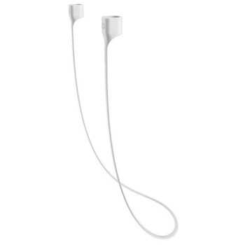 Snur Bibilel, pentru Apple AirPods, prindere magnetica, Alb, BBL1691 Snur Bibilel, pentru Apple AirPods, prindere magnetica, Alb, BBL1691