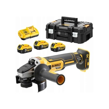 Polizor unghiular, Dewalt, Li-Ion, 18V, 125mm, acumulator 5.0 Ah Polizor unghiular, Dewalt, Li-Ion, 18V, 125mm, acumulator 5.0 Ah