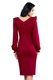 Rochie, Perdona, scurta, Rosu, 44 EU