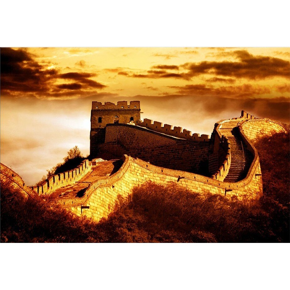 Tablou DualView Startonight Marele Zid, luminos in intuneric, 80 x 120 cm