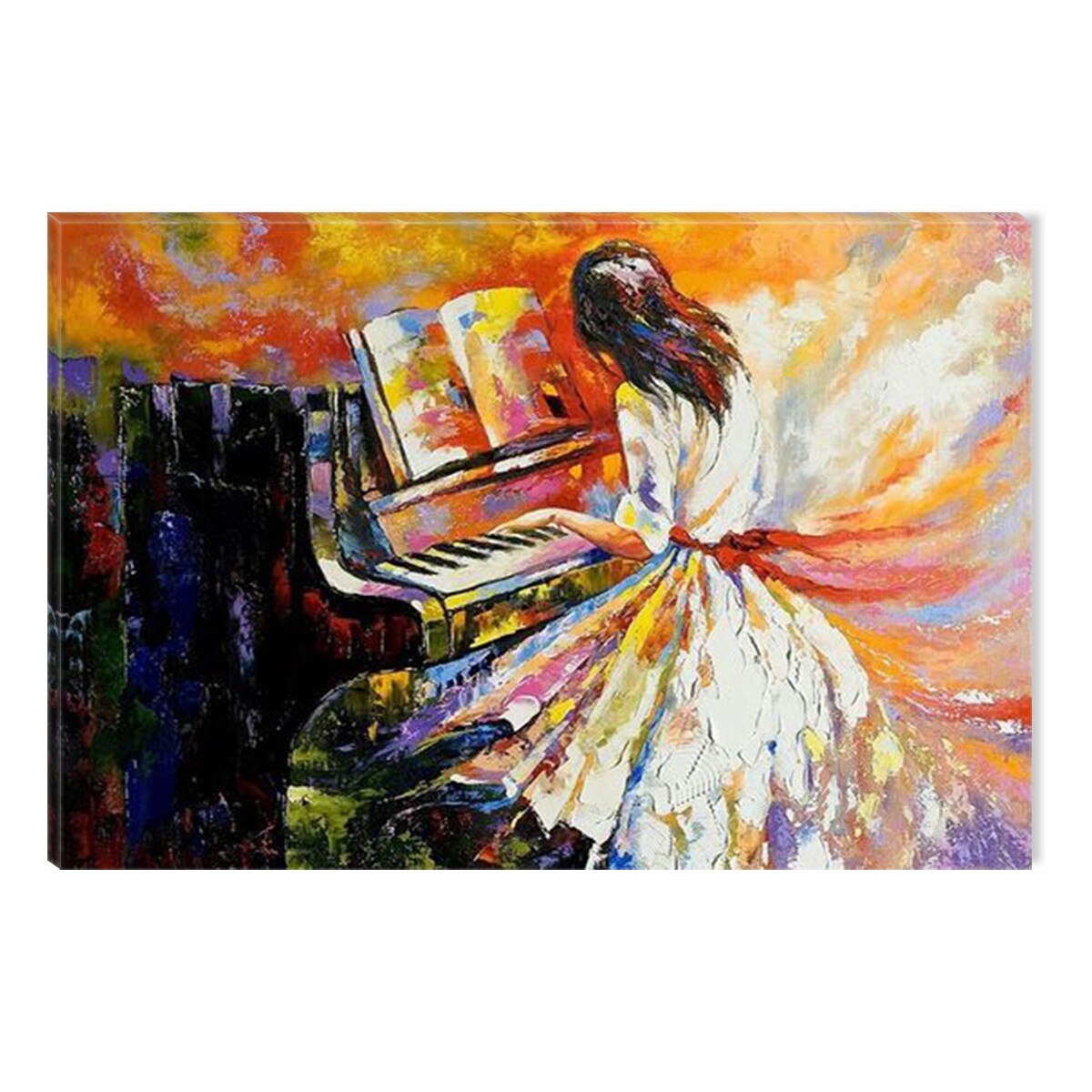 Tablou DualView Startonight Cantand la pian, luminos in intuneric, 60 x 90 cm