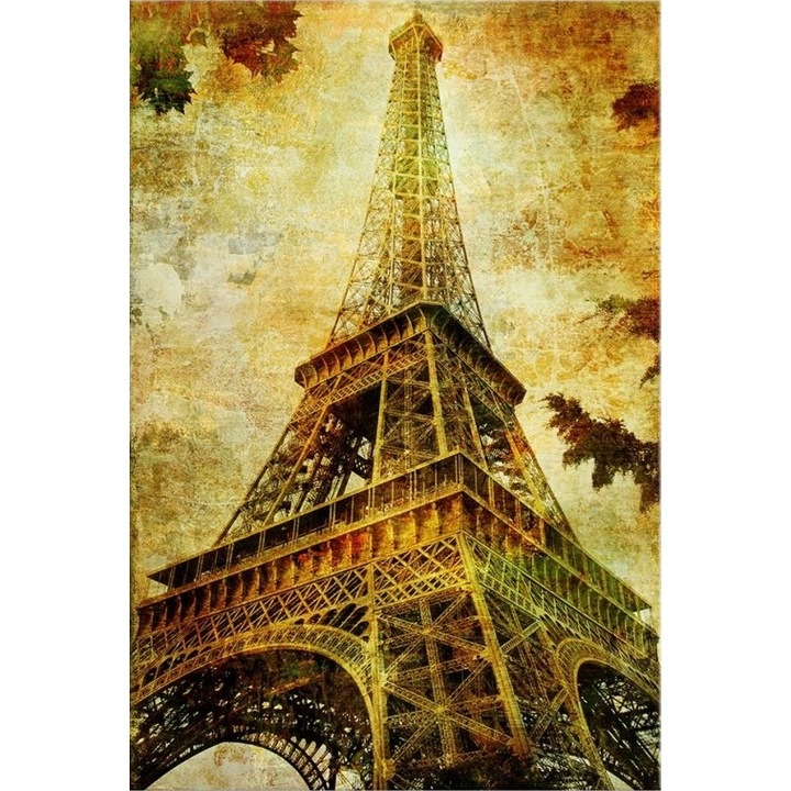 Tablou DualView Startonight Turnul Eiffel, luminos in intuneric, 80 x 120 cm