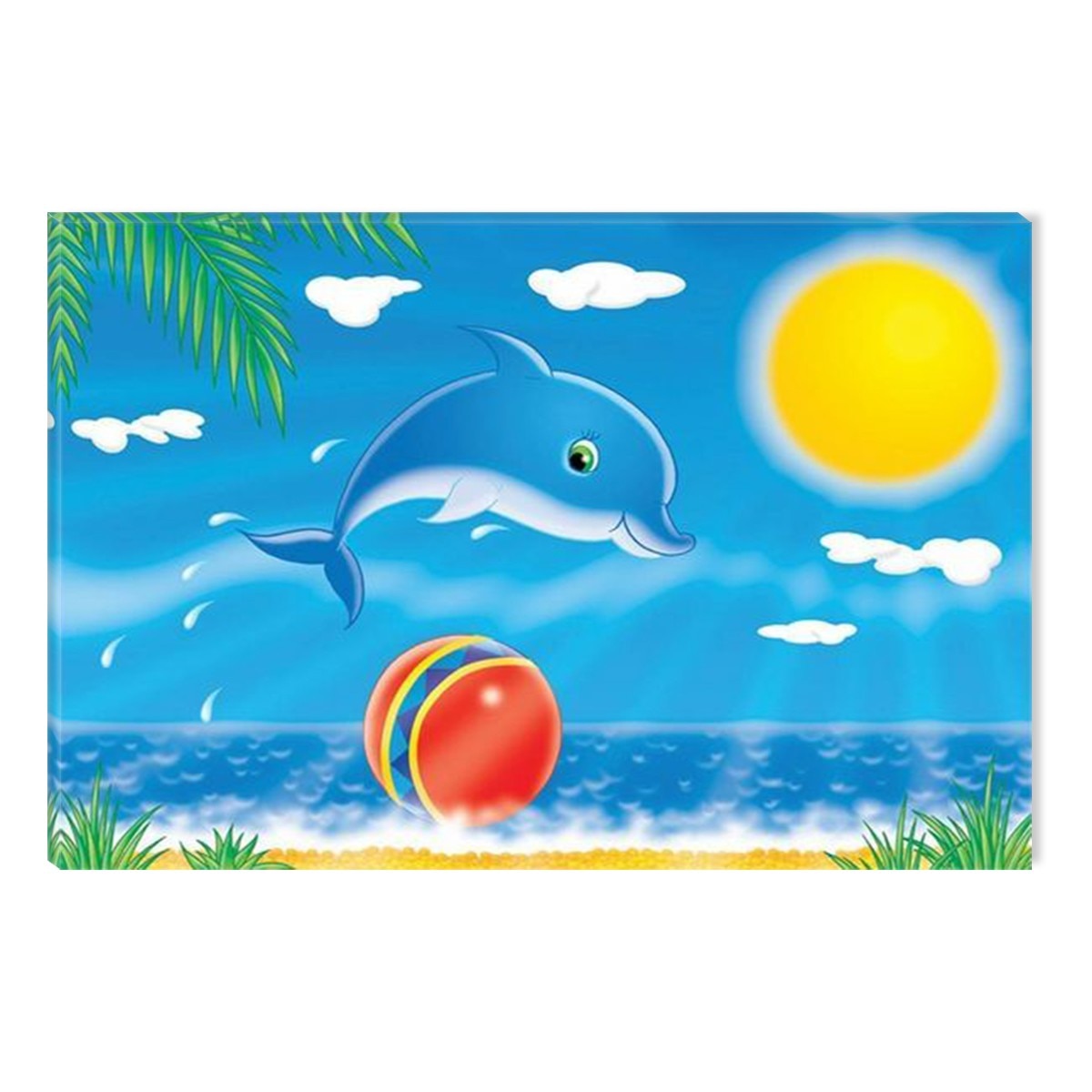 Tablou DualView Startonight Delfin, luminos in intuneric, 60 x 90 cm