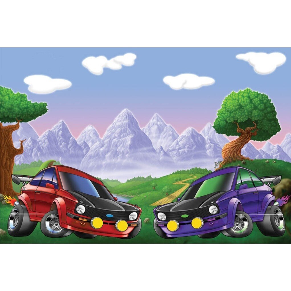 Tablou DualView Startonight Masini, luminos in intuneric, 60 x 90 cm