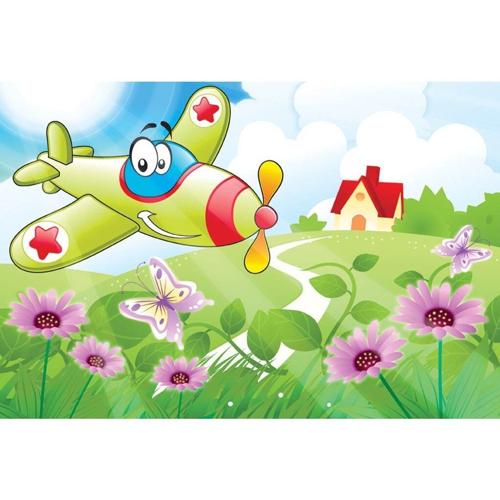 Tablou DualView Startonight Avion, luminos in intuneric, 60 x 90 cm