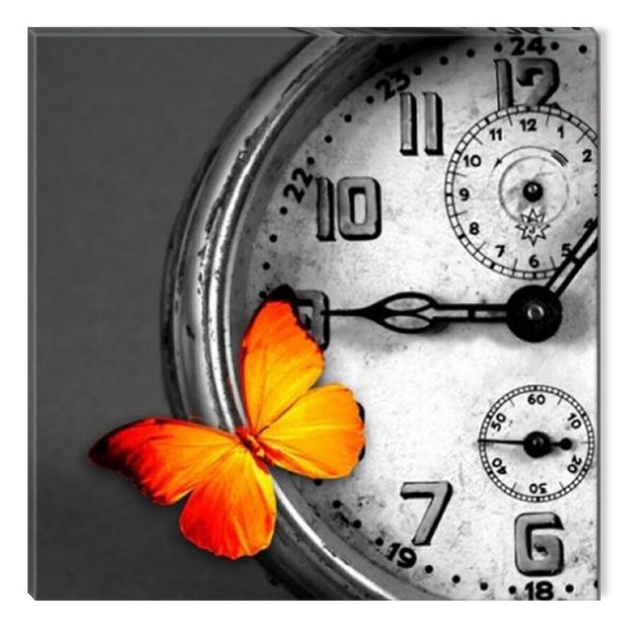 Tablou DualView Startonight Fluture , luminos in intuneric, 30 x 30 cm