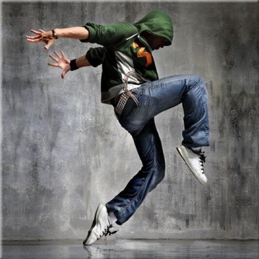 Tablou DualView Startonight Dansator, luminos in intuneric, 80 x 80 cm