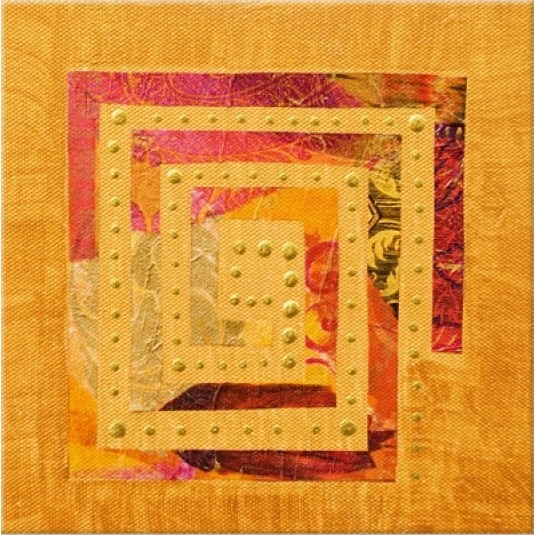 Tablou DualView Startonight Meditatie Feng-Shui, luminos in intuneric, 80 x 80 cm