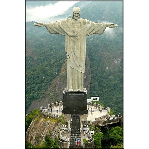 Tablou DualView Startonight Statuie Isus, luminos in intuneric, 60 x 90 cm