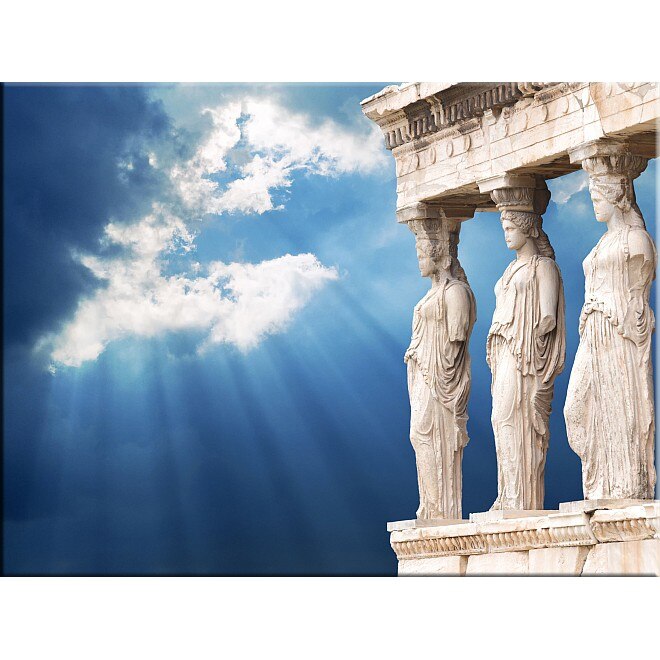 Tablou DualView Startonight Acropole, luminos in intuneric, 20 x 30 cm