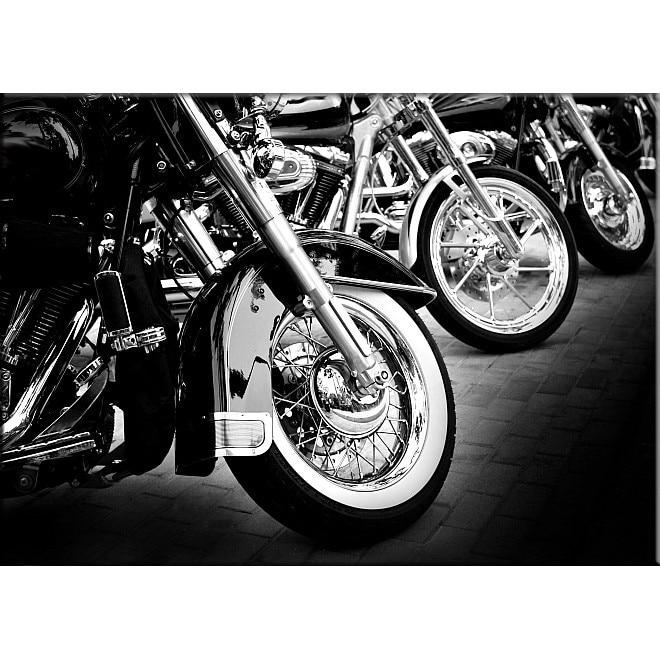 Tablou DualView Startonight Motociclete, luminos in intuneric, 60 x 90 cm