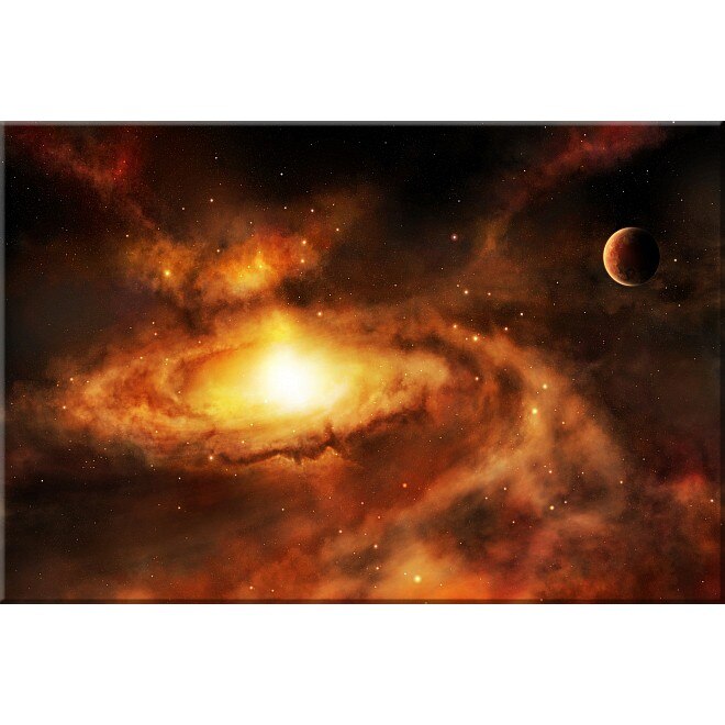 Tablou DualView Startonight Inima galaxiei Nebula, luminos in intuneric, 60 x 90 cm